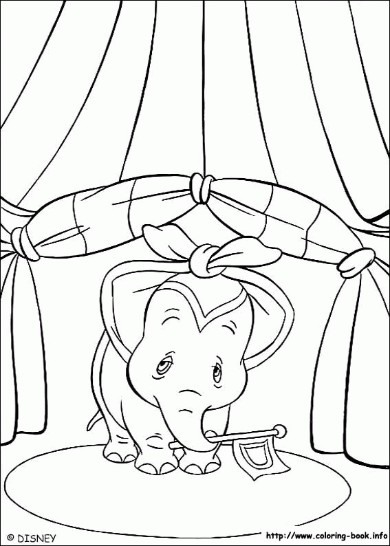 Dumbo kolorowanki